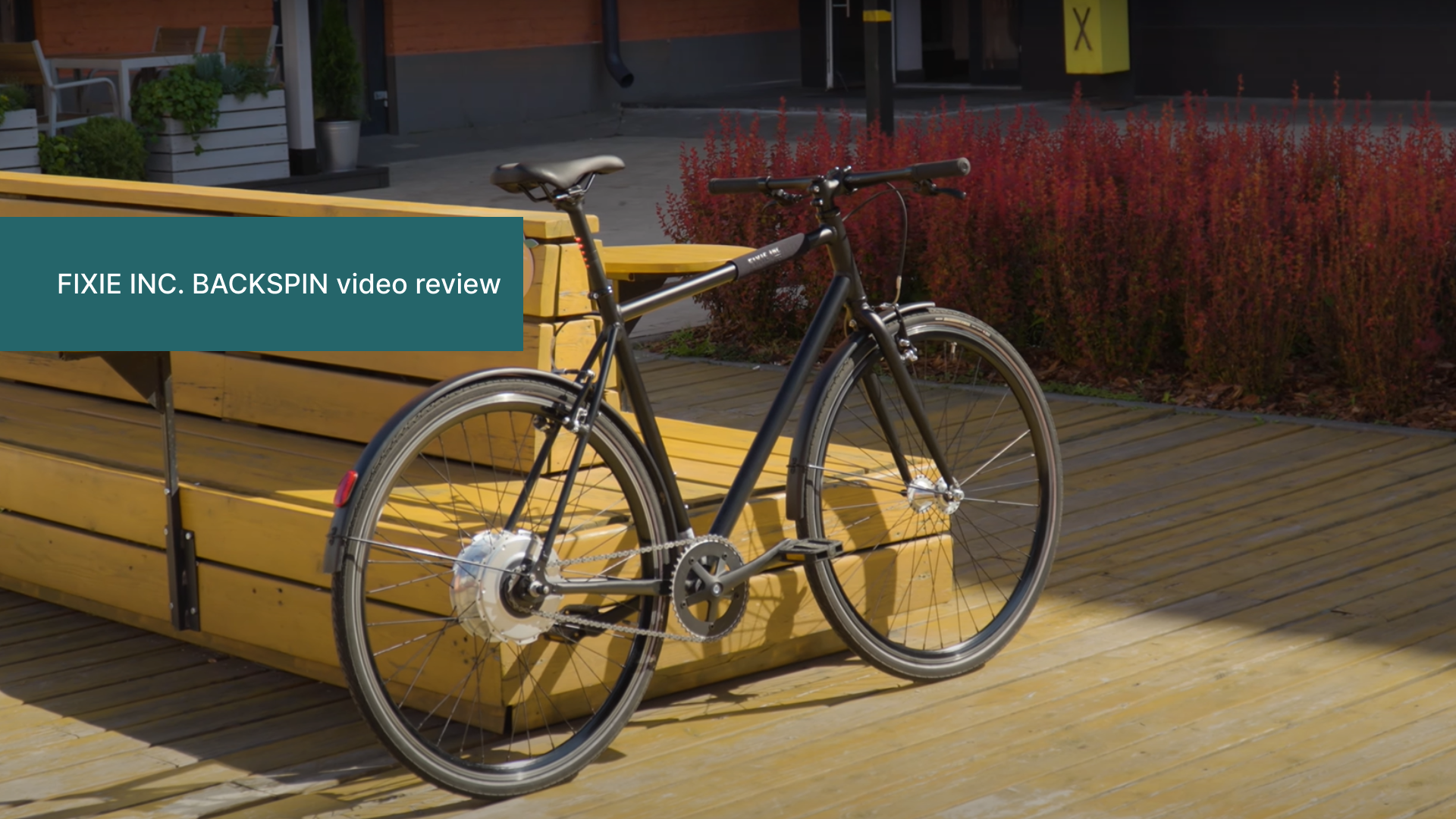 E-bike FIXIE Inc. Backspin Zehus 