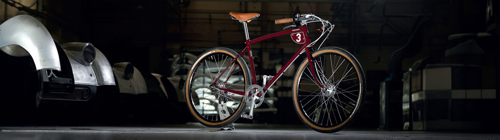 Men's Bike Pashley Morgan 3 Burgundy (Size L)
