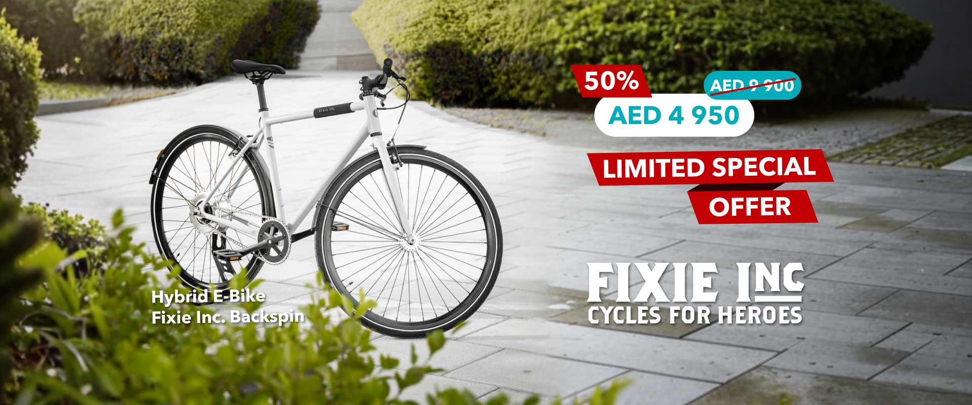 E-Bike Fixie Inc. Backspin: The name says it all