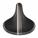 Седло для велосипеда Electra Retro Stripe Saddle w/Elastomers Black