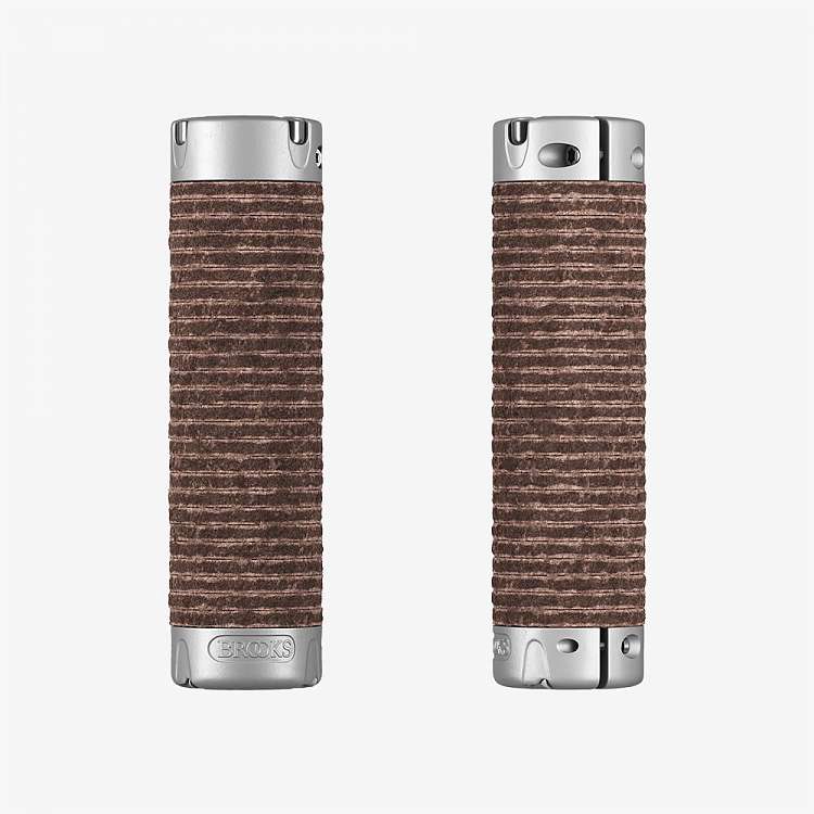 Грипсы Brooks Plump Leather Grips Brown