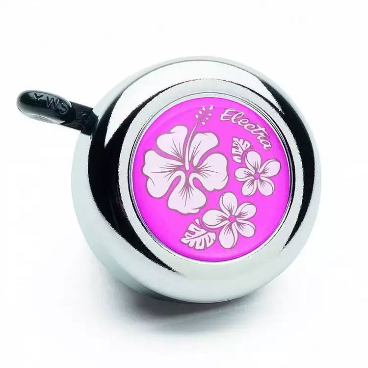 Велосипедный звонок Electra Vintage Bell Hawaii Pink/Chrome