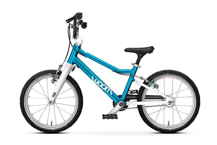 Детский велосипед Woom go 3 AUTOMAGIC metallic blue 16