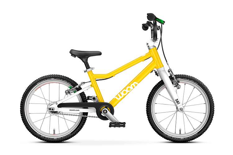 Детский велосипед Woom go 3 AUTOMAGIC vibrant yellow 16