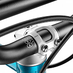 Детский велосипед Woom go 2 metallic blue 14”