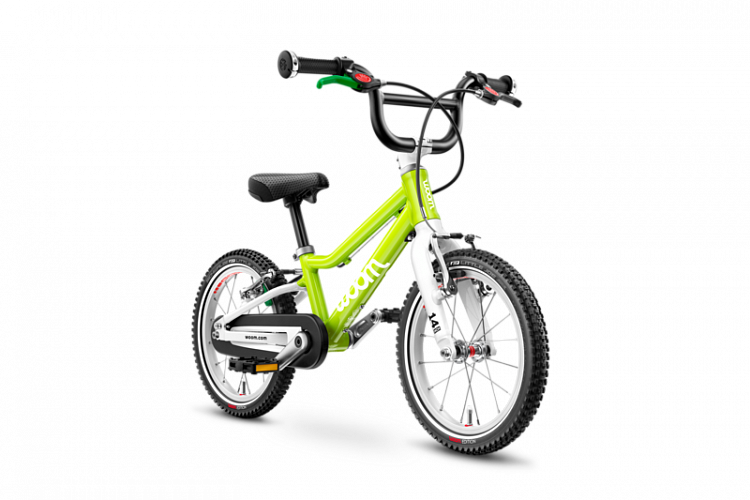 Детский велосипед Woom original 2 G lizard lime 14”