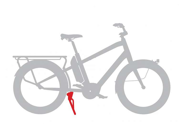 Подножка для велосипеда Benno Boost Dual Kickstand Black