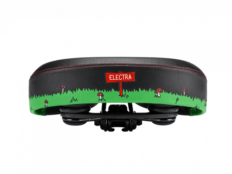 Седло для велосипеда Electra Gnome Saddle w/Elastomers Black