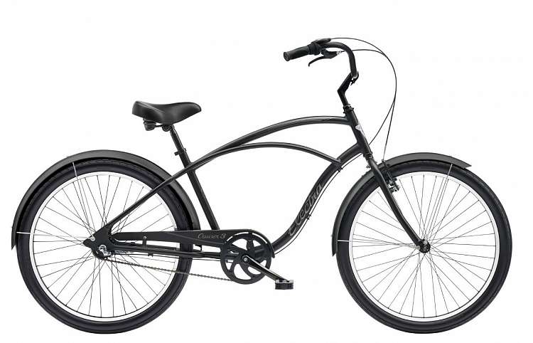 Велосипед Electra Cruiser 3i Step Over Matte Black