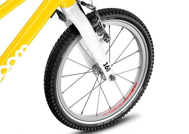 Детский велосипед Woom go 3 AUTOMAGIC vibrant yellow 16