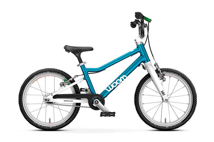 Детский велосипед Woom go 3 AUTOMAGIC metallic blue 16