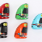 Велосипедный замок Ulac Air Alarm Combo Disc Lock Red