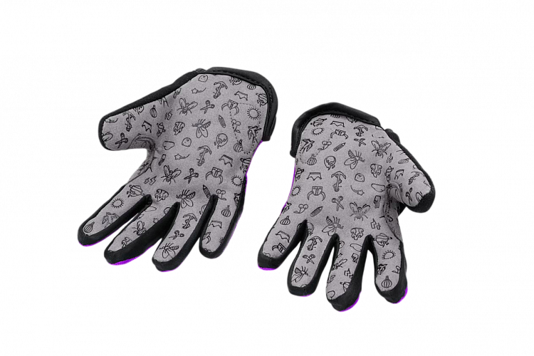 Детские перчатки Woom TENS Bike Gloves 5 purple haze