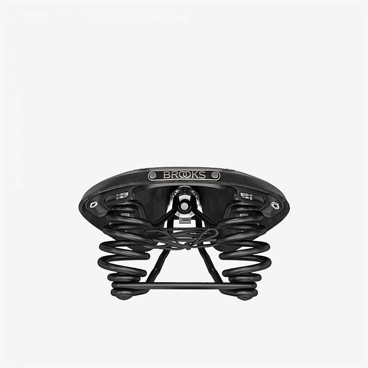 Седло для велосипеда Brooks Flyer Carved Leather Saddle Black