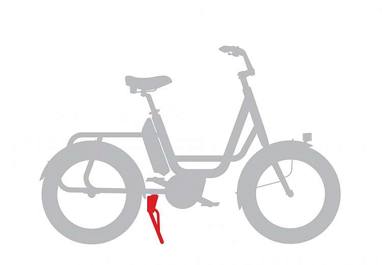 Подножка для велосипеда Benno RemiDemi Dual Kickstand Black
