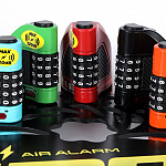 Велосипедный замок Ulac Air Alarm Combo Disc Lock Red