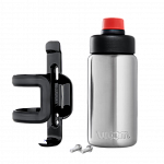 Бутылка и держатель для бутылки Woom GLUG Stainless Steel Bottle