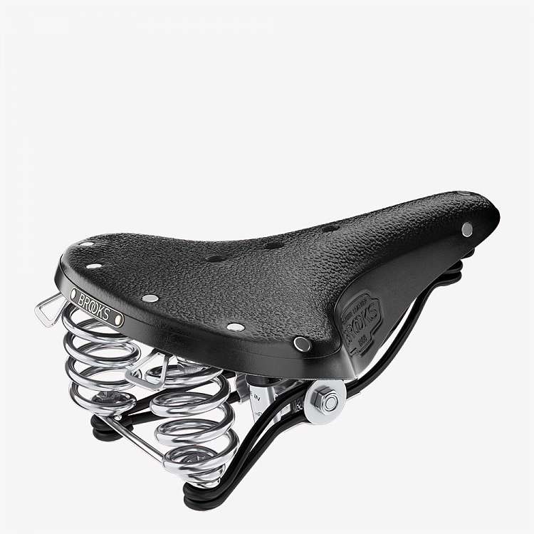 Седло для велосипеда Brooks B66 Leather Saddle Black