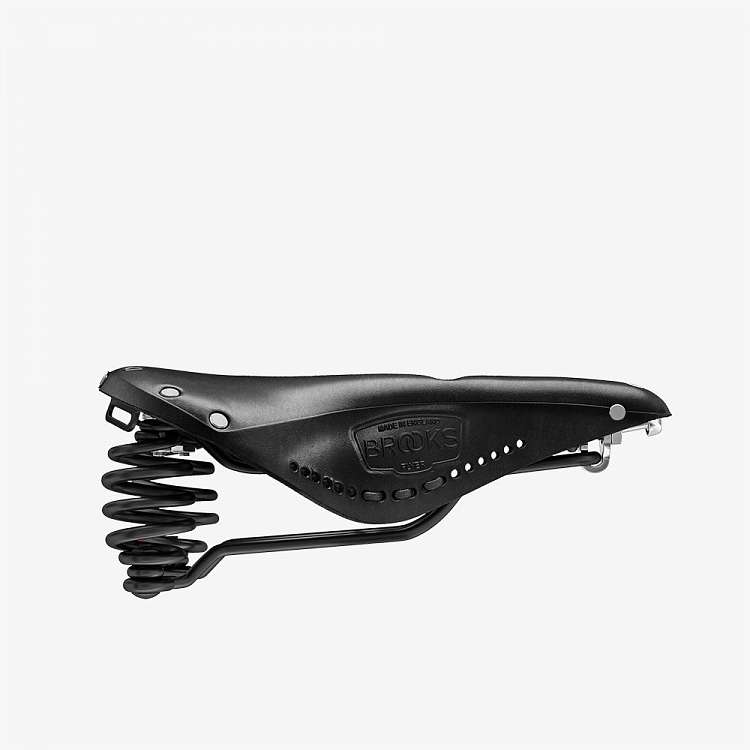 Седло для велосипеда Brooks Flyer Carved Leather Saddle Black