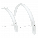 Крылья для велосипеда Electra Townie Original Aluminium Fender Set Gloss White 26